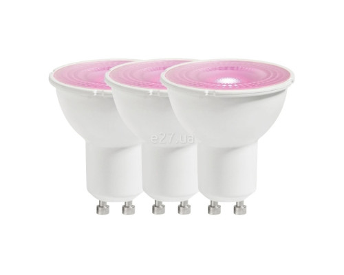 Лампа світлодіодна Nordlux 2270061000 Smart GU10 Light Bulb White, MR16 4.7W 2200-6500K GU10 (набір з 3шт.), 100°