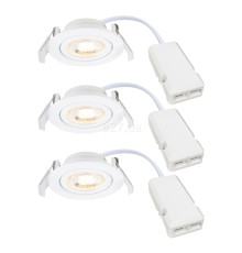 Точковий світильник Nordlux 2510310101 Monolo 3-Kit White, 4.8 Вт, 450 лм, 3000K