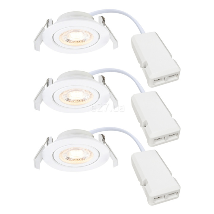 Точковий світильник Nordlux 2510310101 Monolo 3-Kit White, 4.8 Вт, 450 лм, 3000K · Nordlux · nordlux-2510310101