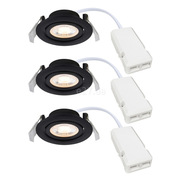 Точковий світильник Nordlux 2510310103 Monolo 3-Kit Black, 4.8 Вт, 450 лм, 3000K · Nordlux · nordlux-2510310103