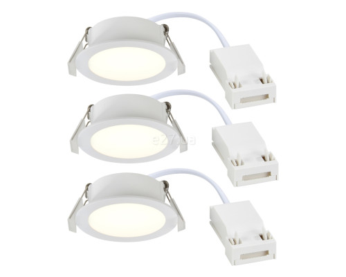 Точковий світильник Nordlux 2510400101 Olea 3-Kit White, 4.4 Вт, 345 лм, 2700K