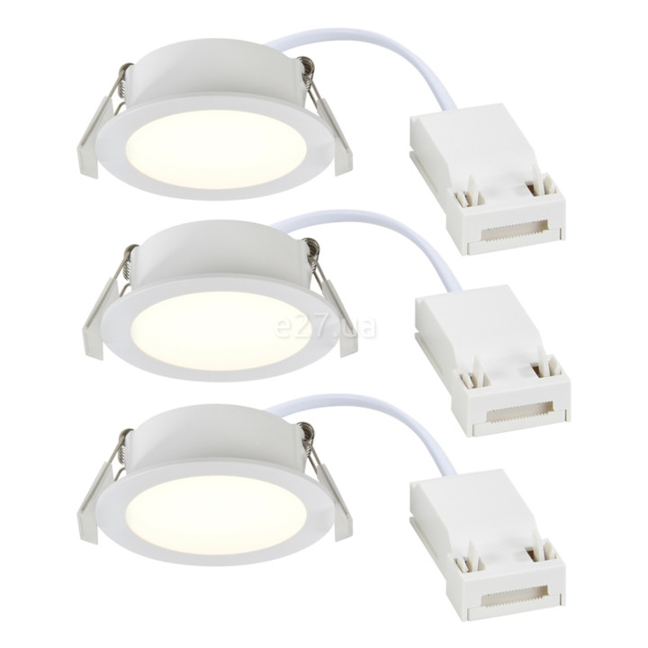 Точковий світильник Nordlux 2510400101 Olea 3-Kit White, 4.4 Вт, 345 лм, 2700K · Nordlux · nordlux-2510400101