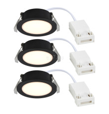 Точковий світильник Nordlux 2510400103 Olea 3-Kit Black, 4.4 Вт, 345 лм, 2700K