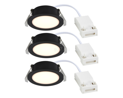 Точковий світильник Nordlux 2510400103 Olea 3-Kit Black, 4.4 Вт, 345 лм, 2700K
