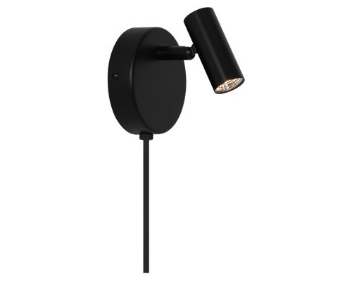 Бра Nordlux 2612501003 Omari Round | Wall light | Black, 3.2 Вт, 320 лм, 2700K