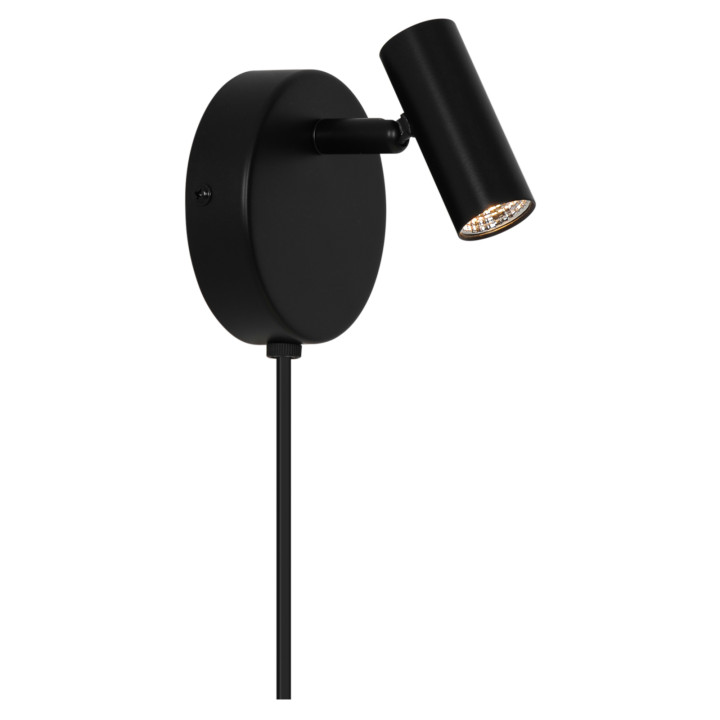 Бра Nordlux 2612501003 Omari Round | Wall light | Black, 3.2 Вт, 320 лм, 2700K · Nordlux · nordlux-2612501003