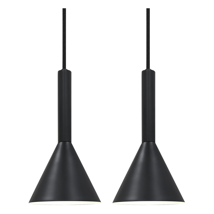Підвісний світильник Nordlux 2612723003 Kelvis 2-Kit | Pendant | Black (набор из 2 шт) · Nordlux · nordlux-2612723003