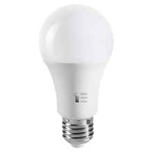 Лампа світлодіодна Nordlux 2672002701 Energetic E27 | A60 | CCT Switch | 3000/4000/6500 Kelvin | 900 Lumen, A60 3000/4000/6500K E27 · Nordlux · nordlux-2672002701