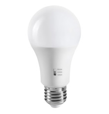 Лампа світлодіодна Nordlux 2672002701 Energetic E27 | A60 | CCT Switch | 3000/4000/6500 Kelvin | 900 Lumen, A60 3000/4000/6500K E27