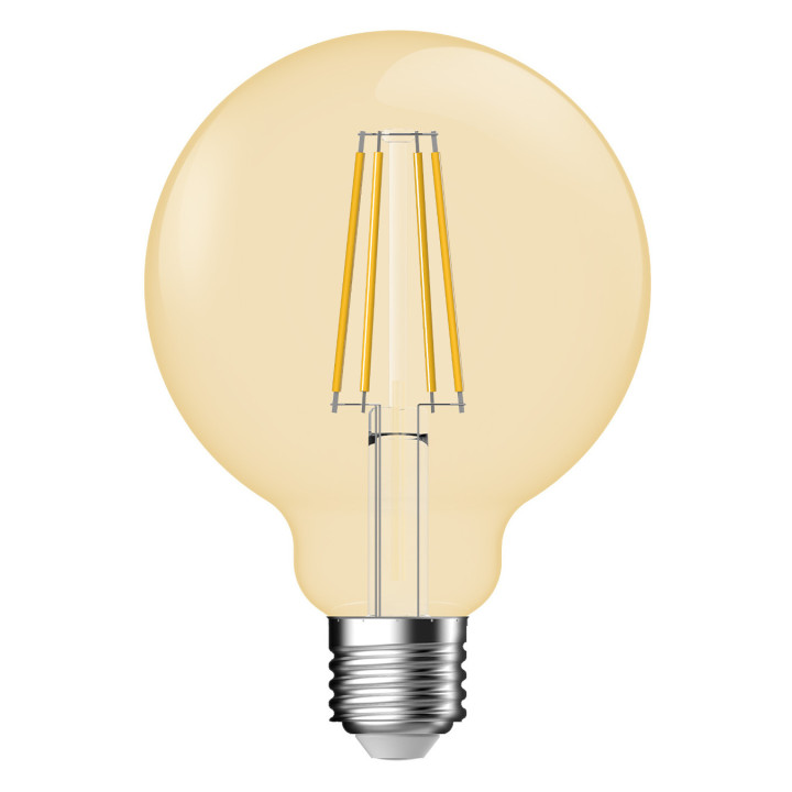 Лампа світлодіодна Nordlux 2680102727 Deco E27 | G95 | Dim | 2500 Kelvin | 660 Lumen, G95 2500K E27 Dimmable · Nordlux · nordlux-2680102727