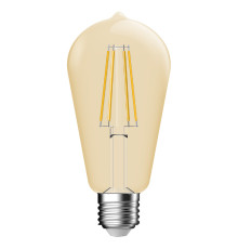 Лампа світлодіодна Nordlux 2680112727 Deco E27 | ST64 | Dim | 2500 Kelvin | 660 Lumen, ST64 2500K E27 Dimmable