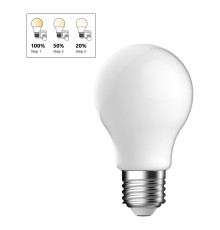 Лампа світлодіодна Nordlux 5251000121 Energetic E27 | A60 | Step-dim | 2700 Kelvin | 806 Lumen, A60 2700K E27