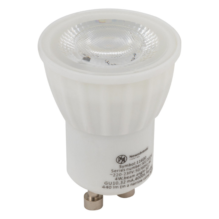 Лампа світлодіодна Nowodvorski 11600 Bulbs And Tubes REFLECTOR LED, GU10, R35, 4W , CERAMIC, MR11 4W 4000K GU10, 30° · Nowodvorski · nowodvorski-11600