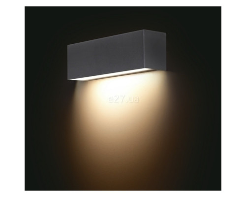 Настінний світильник Nowodvorski 6350 Straight Wall Graphite XS