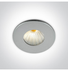 Точковий світильник One Light 10103B/AL/W Aluminium COB LED WW 1w/2w 350mA/700mA, 1 Вт, 270 лм, 3000K