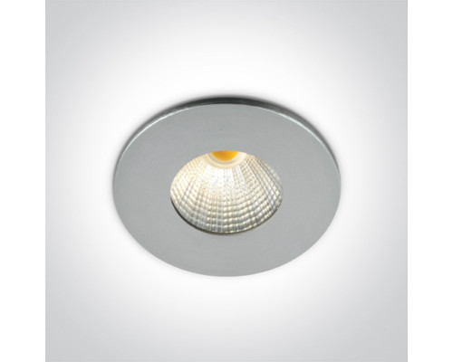 Точковий світильник One Light 10103B/AL/W Aluminium COB LED WW 1w/2w 350mA/700mA, 1 Вт, 270 лм, 3000K