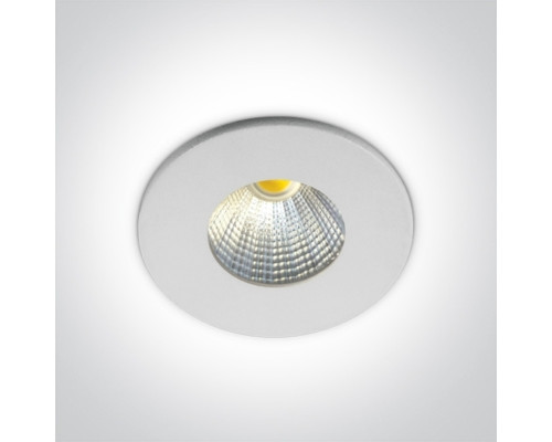 Точковий світильник One Light 10103B/W/C White COB LED CW 1w/2w 350mA/700mA, 2 Вт, 200 лм, 4000K