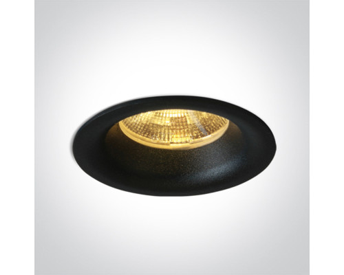 Точковий світильник One Light 10103LB/B/W Recessed Spots Fixed LED, 3 Вт, 300 лм, 3000К