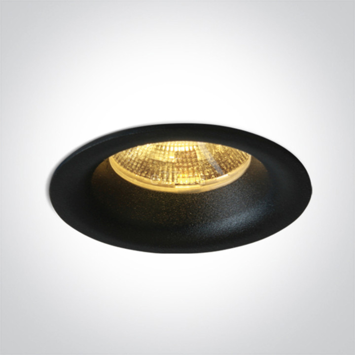 Точковий світильник One Light 10103LB/B/W Recessed Spots Fixed LED, 3 Вт, 300 лм, 3000К · One Light · one-light-10103lb-b-w