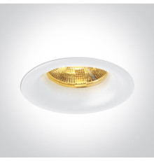 Точковий світильник One Light 10103LB/W/W Recessed Spots Fixed LED, 3 Вт, 300 лм, 3000К