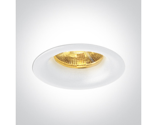 Точковий світильник One Light 10103LB/W/W Recessed Spots Fixed LED, 3 Вт, 300 лм, 3000К