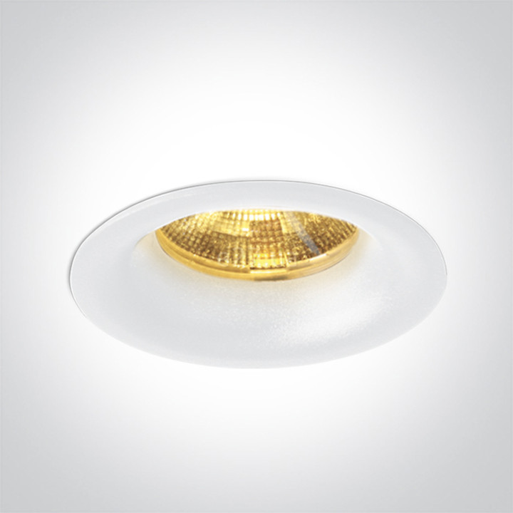 Точковий світильник One Light 10103LB/W/W Recessed Spots Fixed LED, 3 Вт, 300 лм, 3000К · One Light · one-light-10103lb-w-w