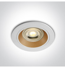 Точковий світильник One Light 10105ALG/W/BS Recessed Spots Fixed
