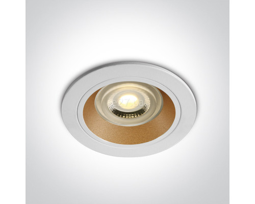 Точковий світильник One Light 10105ALG/W/BS Recessed Spots Fixed