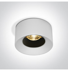 Точковий світильник One Light 10107A/W/W Recessed Spots Fixed LED, 7 Вт, 600 лм, 3000К
