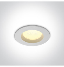 Точковий світильник One Light 10107B/W/V Downlights Fixed LED, 7 Вт, 540 лм, 3000К-4000К-5000К