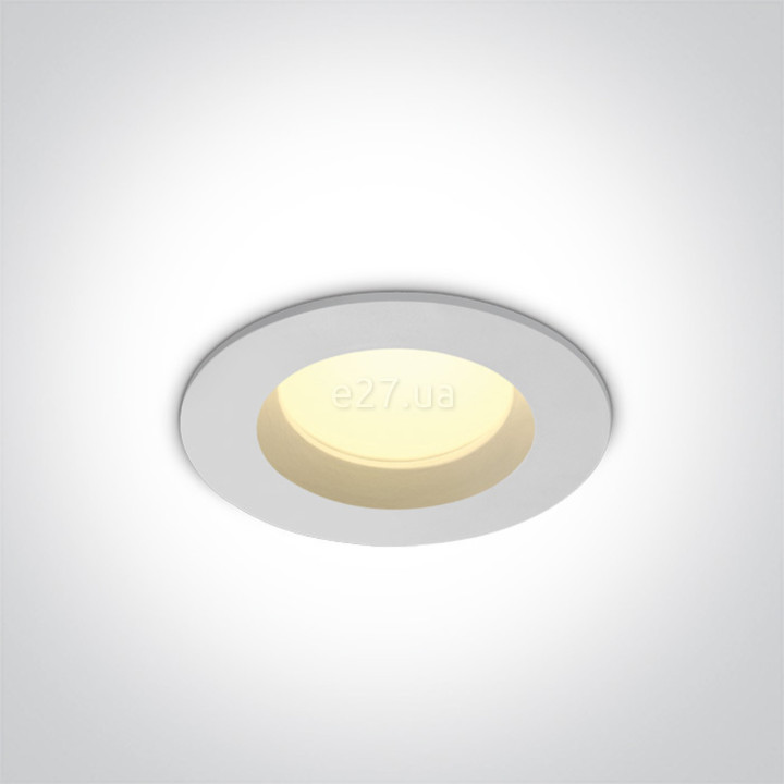 Точковий світильник One Light 10107B/W/V Downlights Fixed LED, 7 Вт, 540 лм, 3000К-4000К-5000К · One Light · one-light-10107b-w-v