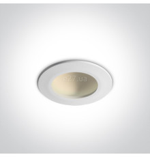 Точковий світильник One Light 10108FD/W/W The Dark Light Dome Reflector Die cast, 8 Вт, 560 лм, 3000K