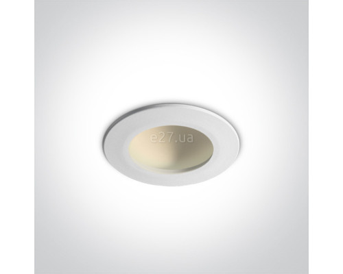Точковий світильник One Light 10108FD/W/W The Dark Light Dome Reflector Die cast, 8 Вт, 560 лм, 3000K