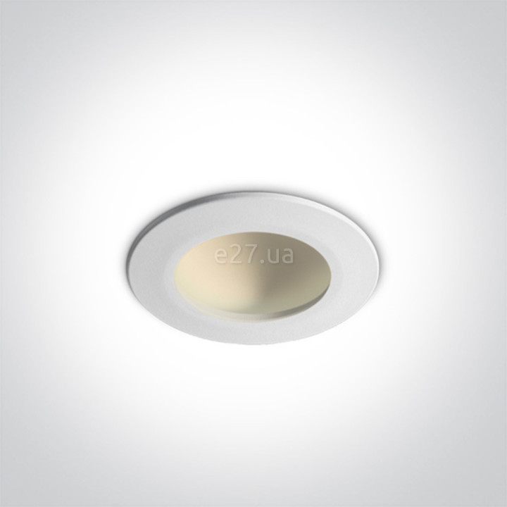 Точковий світильник One Light 10108FD/W/W The Dark Light Dome Reflector Die cast, 8 Вт, 560 лм, 3000K · One Light · one-light-10108fd-w-w