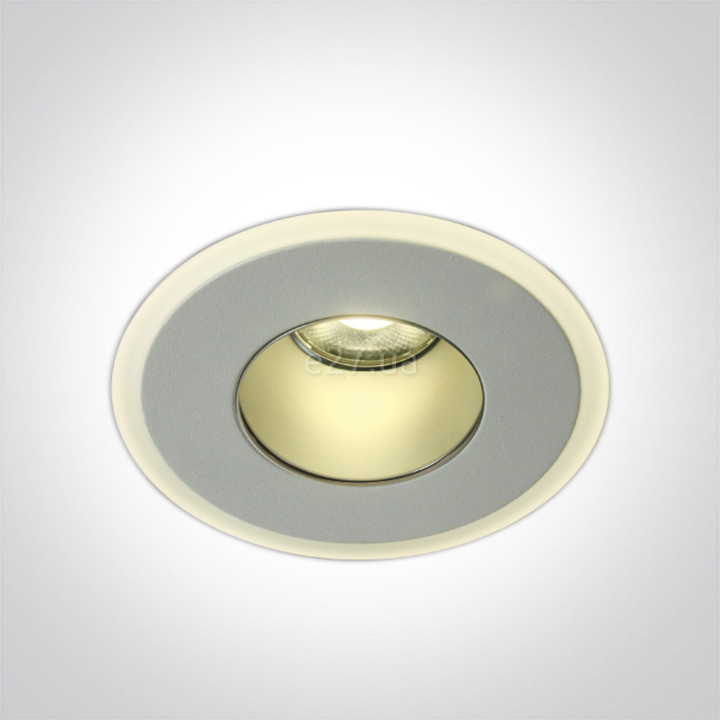 Точковий світильник One Light 10108J/W/W Recessed Spots Fixed LED, 8 Вт, 560 лм, 3000K · One Light · one-light-10108j-w-w
