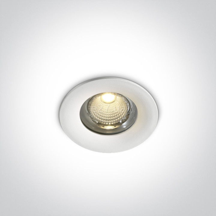 Точковий світильник One Light 10110G/W/W The Outdoor/Bathroom IP65 Range Die cast, 10 Вт, 750 лм, 3000K · One Light · one-light-10110g-w-w
