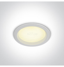 Точковий світильник One Light 10110U/W/V Downlights Fixed LED, 10 Вт, 850 лм, 3000К-4000К-6000К