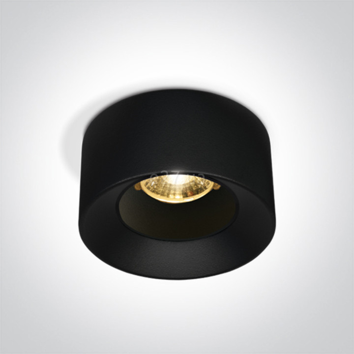 Точковий світильник One Light 10112A/B/W Recessed Spots Fixed LED, 12 Вт, 1100 лм, 3000К · One Light · one-light-10112a-b-w
