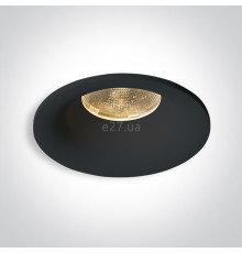 Точковий світильник One Light 10112C/B/W Recessed Spots Fixed LED, 12 Вт, 1100 лм, 3000К