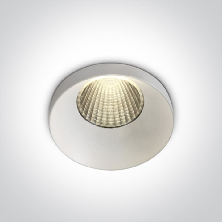 Точковий світильник One Light 10112HA/W/W Recessed Spots Fixed LED, 12 Вт, 1100 лм, 3000K · One Light · one-light-10112ha-w-w