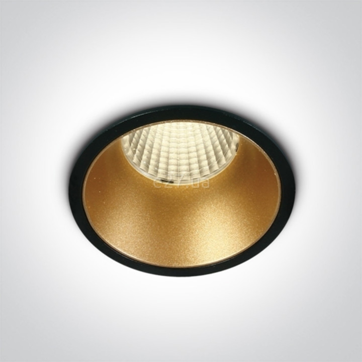 Точковий світильник One Light 10112K/B/W Recessed Spots Fixed LED, 12 Вт, 1100 лм, 3000K · One Light · one-light-10112k-b-w