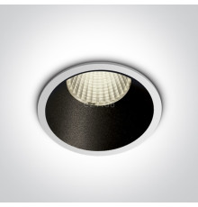 Точковий світильник One Light 10112K/W/C Recessed Spots Fixed LED, 12 Вт, 1100 лм, 4000K