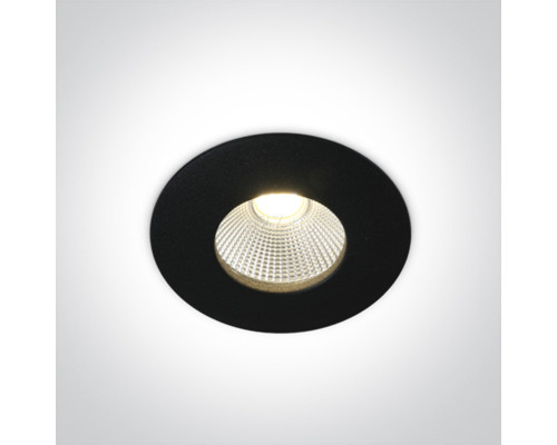 Точковий світильник One Light 10112P/B/W The COB IP65 Bathroom High Power, 12 Вт, 1100 лм, 3000K