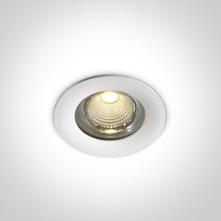 Точковий світильник One Light 10115G/W/W The Outdoor/Bathroom IP65 Range Die cast, 15 Вт, 1125 лм, 3000K · One Light · one-light-10115g-w-w