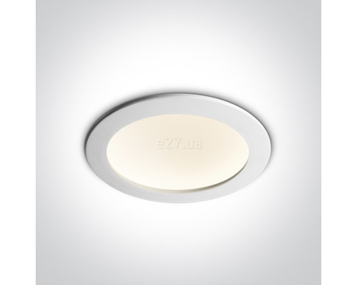Стельовий світильник One Light 10116FD/W/C The Dark Light Dome Reflector Die cast, 16 Вт, 1150 лм, 4000K