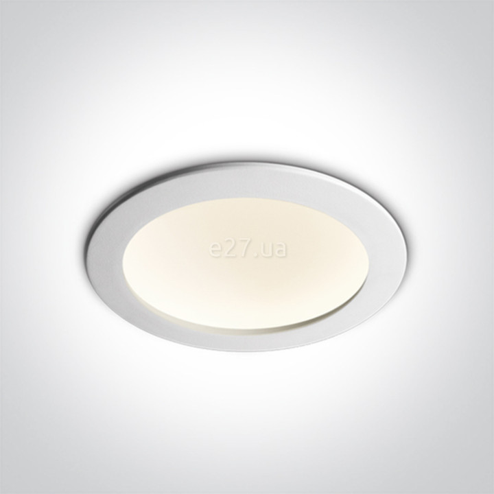 Стельовий світильник One Light 10116FD/W/C The Dark Light Dome Reflector Die cast, 16 Вт, 1150 лм, 4000K · One Light · one-light-10116fd-w-c