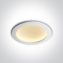 Стельовий світильник One Light 10116FD/W/W The Dark Light Dome Reflector Die cast, 16 Вт, 1150 лм, 3000K · One Light · one-light-10116fd-w-w