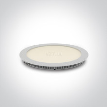 Стельовий світильник One Light 10118FA/W/W The 18-30W Round Recessed Panels Die cast, 18 Вт, 1080 лм, 3000K · One Light · one-light-10118fa-w-w