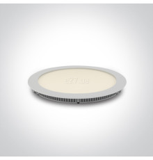 Стельовий світильник One Light 10118FA/W/W The 18-30W Round Recessed Panels Die cast, 18 Вт, 1080 лм, 3000K