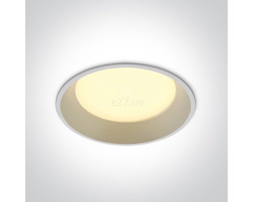 Точковий світильник One Light 10122D/W/V Downlights Fixed LED, 22 Вт, 1900 лм, 3000К-4000К-5000К